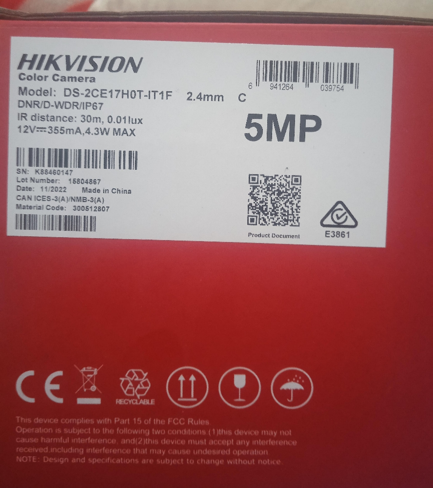 camera Hikvision - 6
