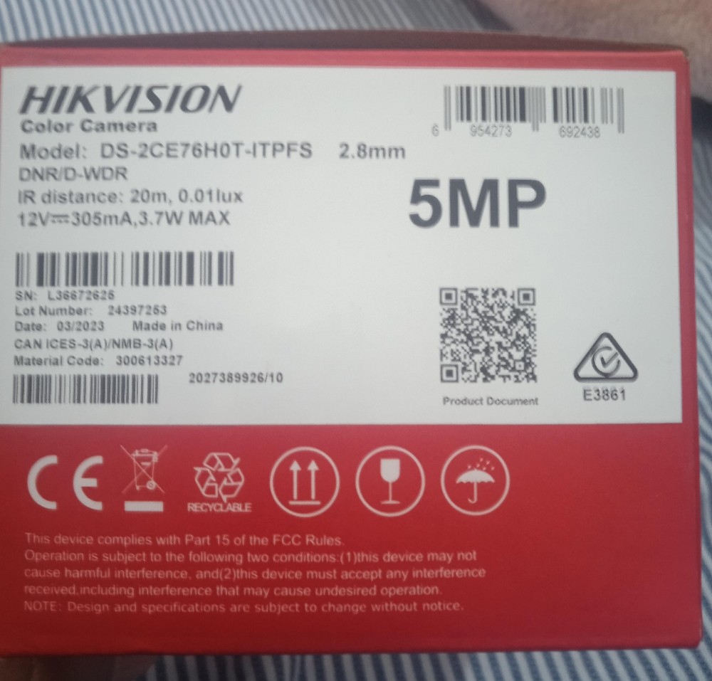 camera Hikvision - 5