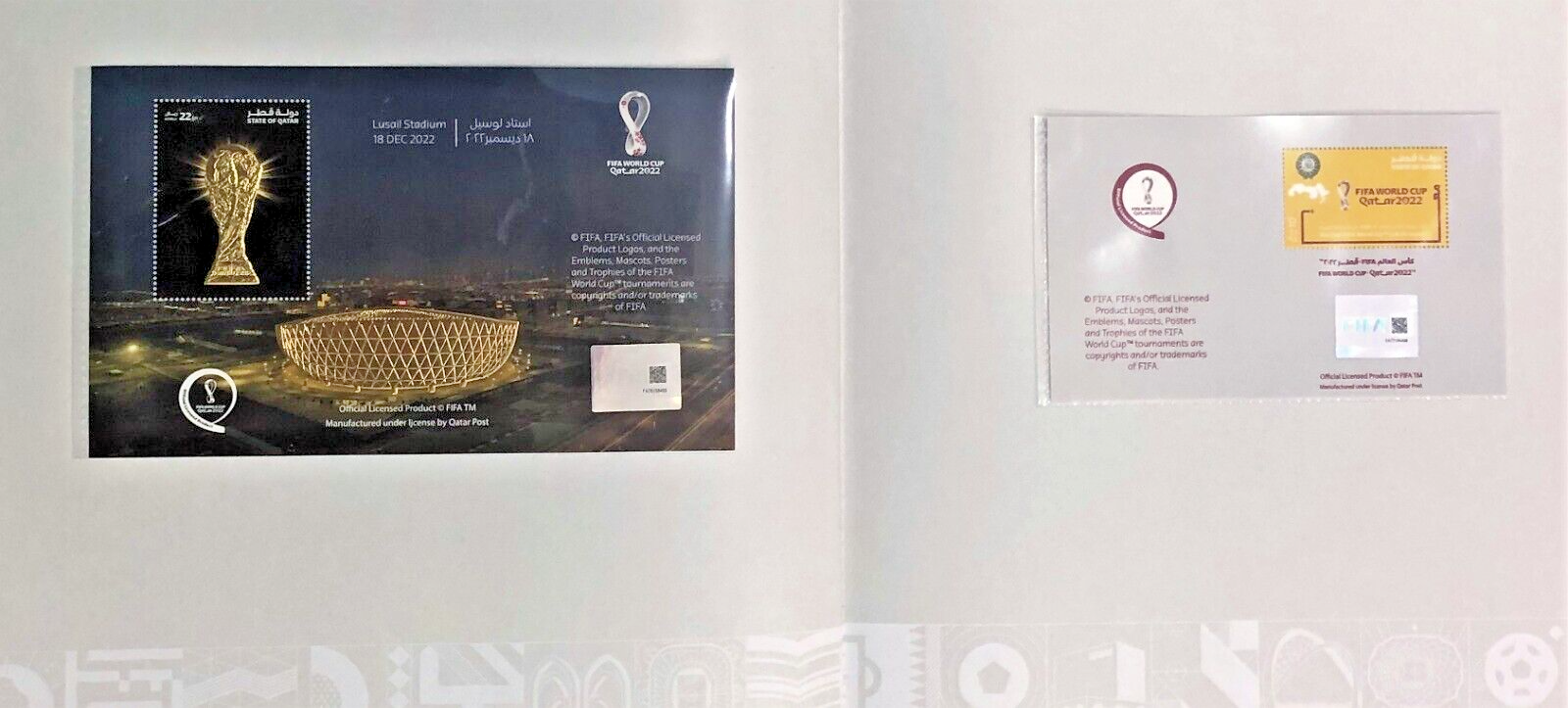 ALL FIFA WORLD CUP QATAR 2022 STAMPS COLLECTION in 1 SPECIAL FOLDER - 3