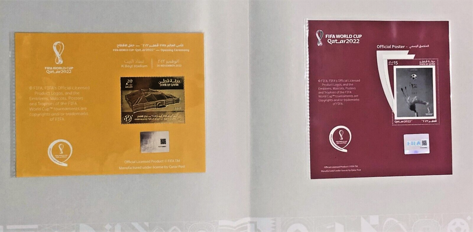 ALL FIFA WORLD CUP QATAR 2022 STAMPS COLLECTION in 1 SPECIAL FOLDER - 4