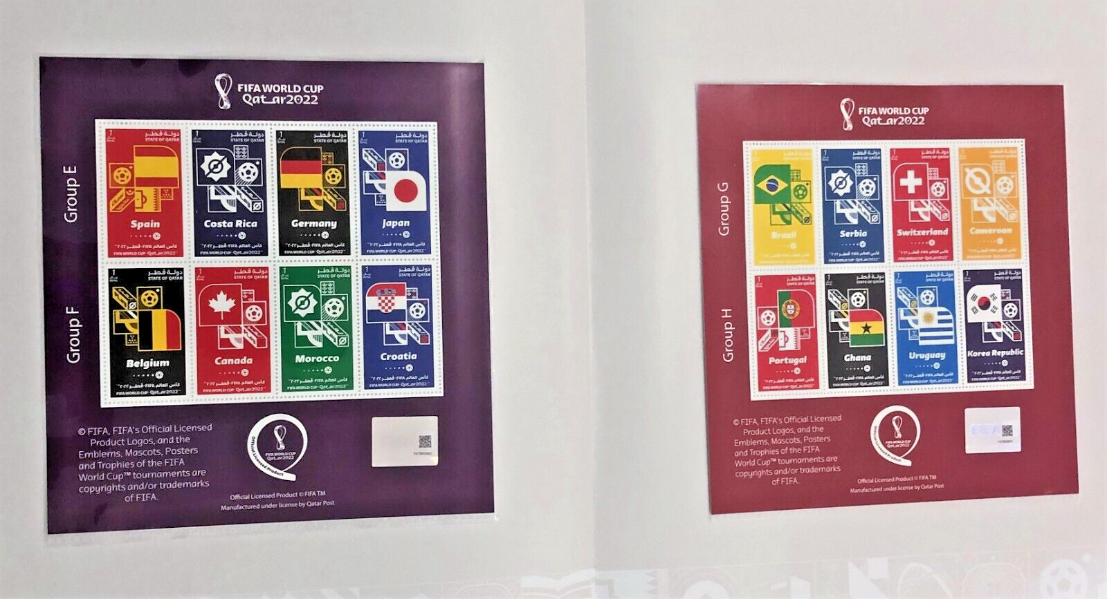 ALL FIFA WORLD CUP QATAR 2022 STAMPS COLLECTION in 1 SPECIAL FOLDER - 6