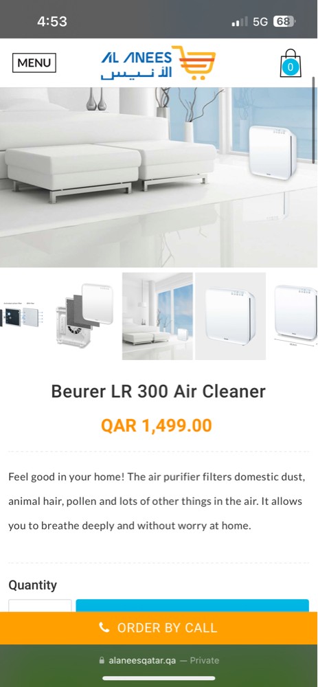 beurer air purifier  - 3