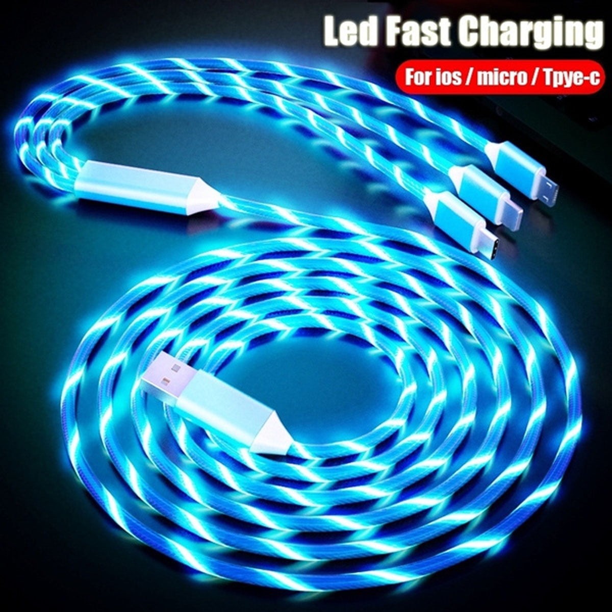 3 IN 1 LED Charging Cable - 3