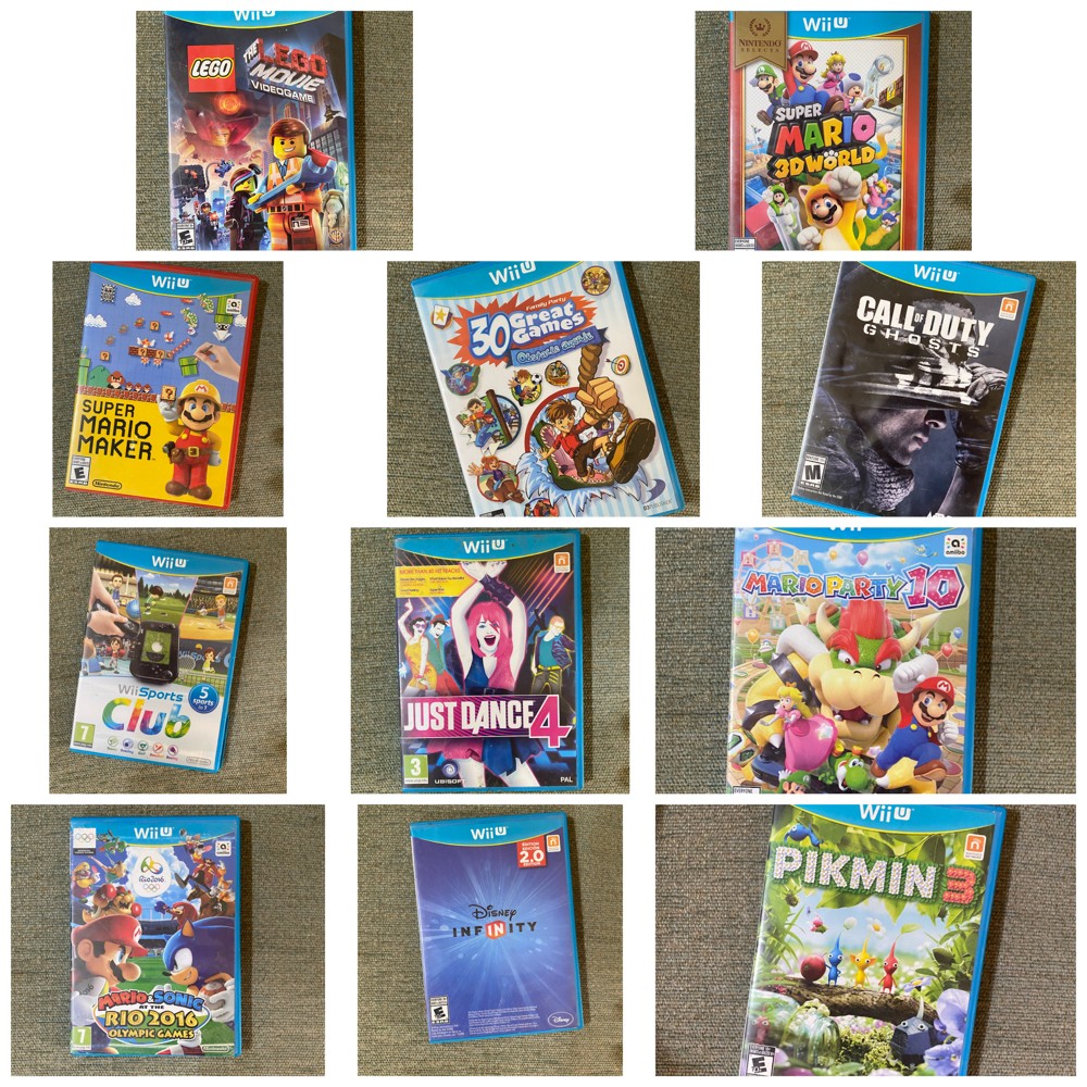 Wii u games  - 1