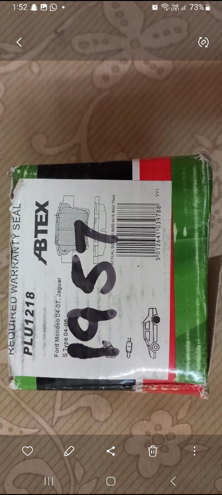 Brake pads Ford UK - 4