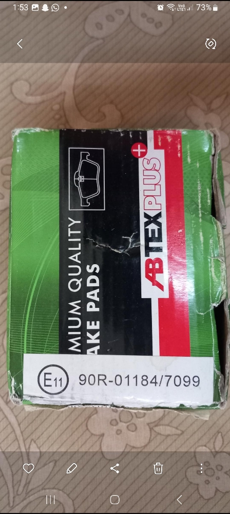 Brake pads Ford UK - 2