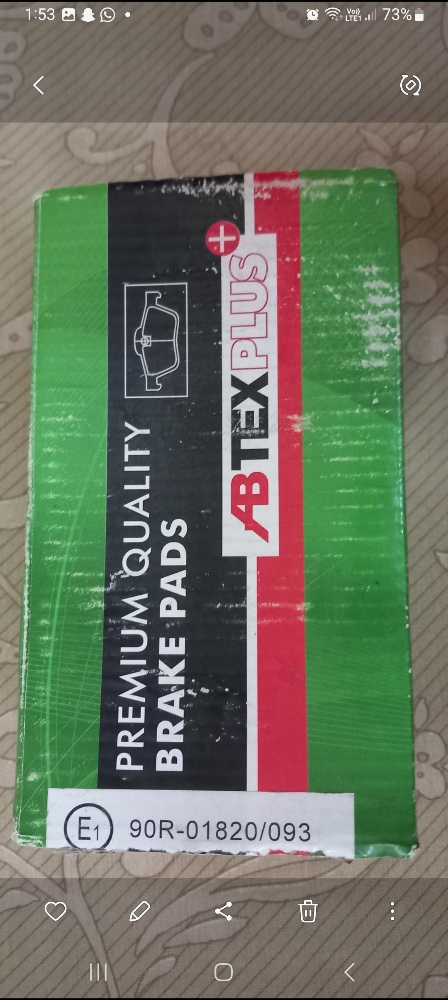 Brake pads Ford UK - 1