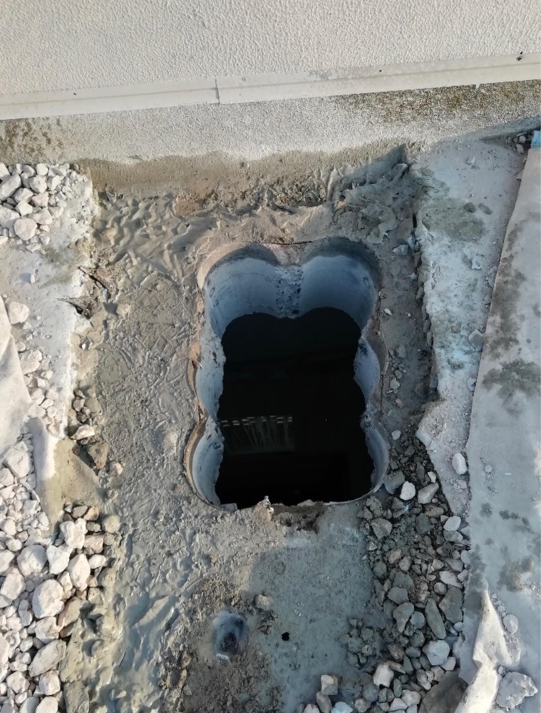 Coring holes - 5