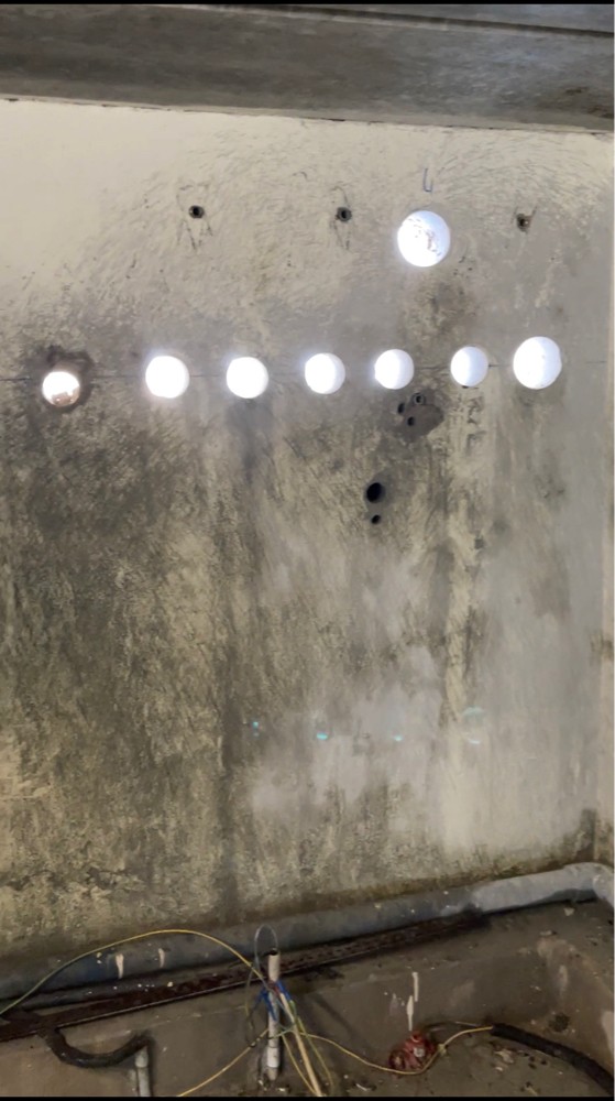 Coring holes - 2