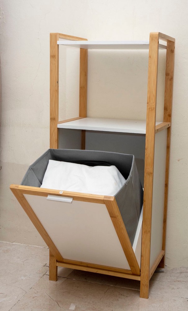 Side Table with Storage - 1