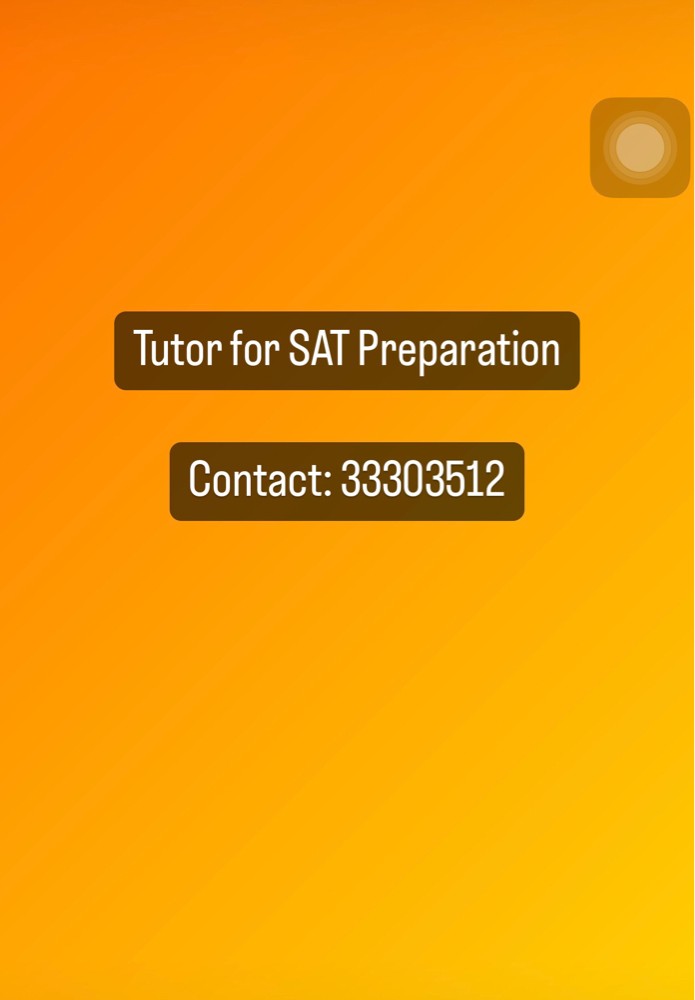 tutor for SAT high score  - 1