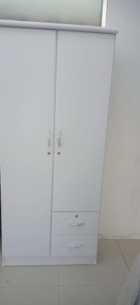 New 3 Door White Cabinet, 2 Door - 5