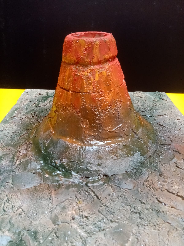 مجسم بركان - 10