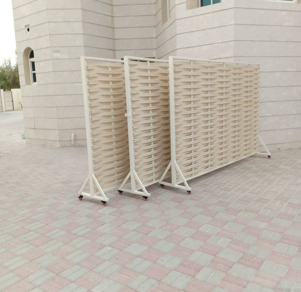ساتر خشب بلاستيك ثابت ومتحرك - 2