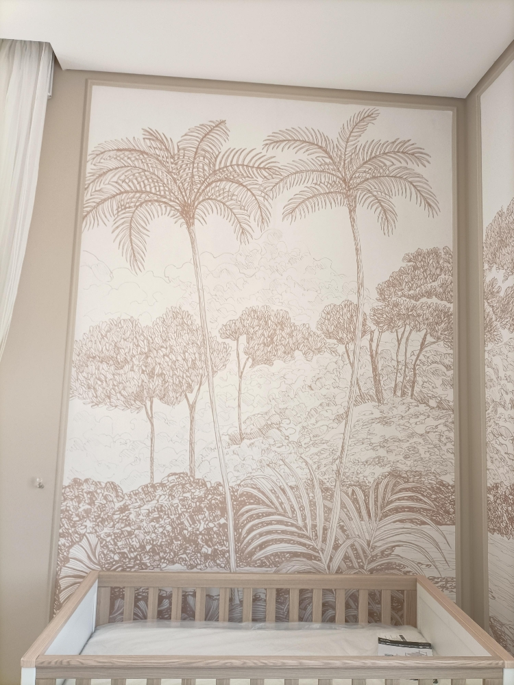 moulding frem and wallpaper - 9
