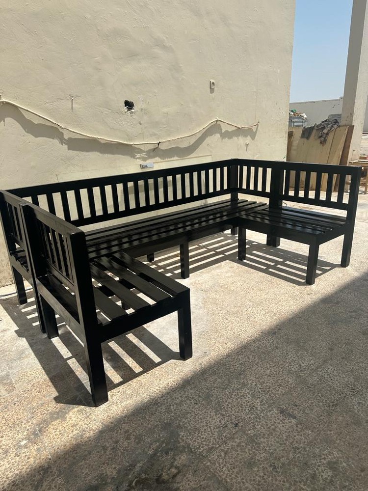 طولات وكراسي خشب - 4