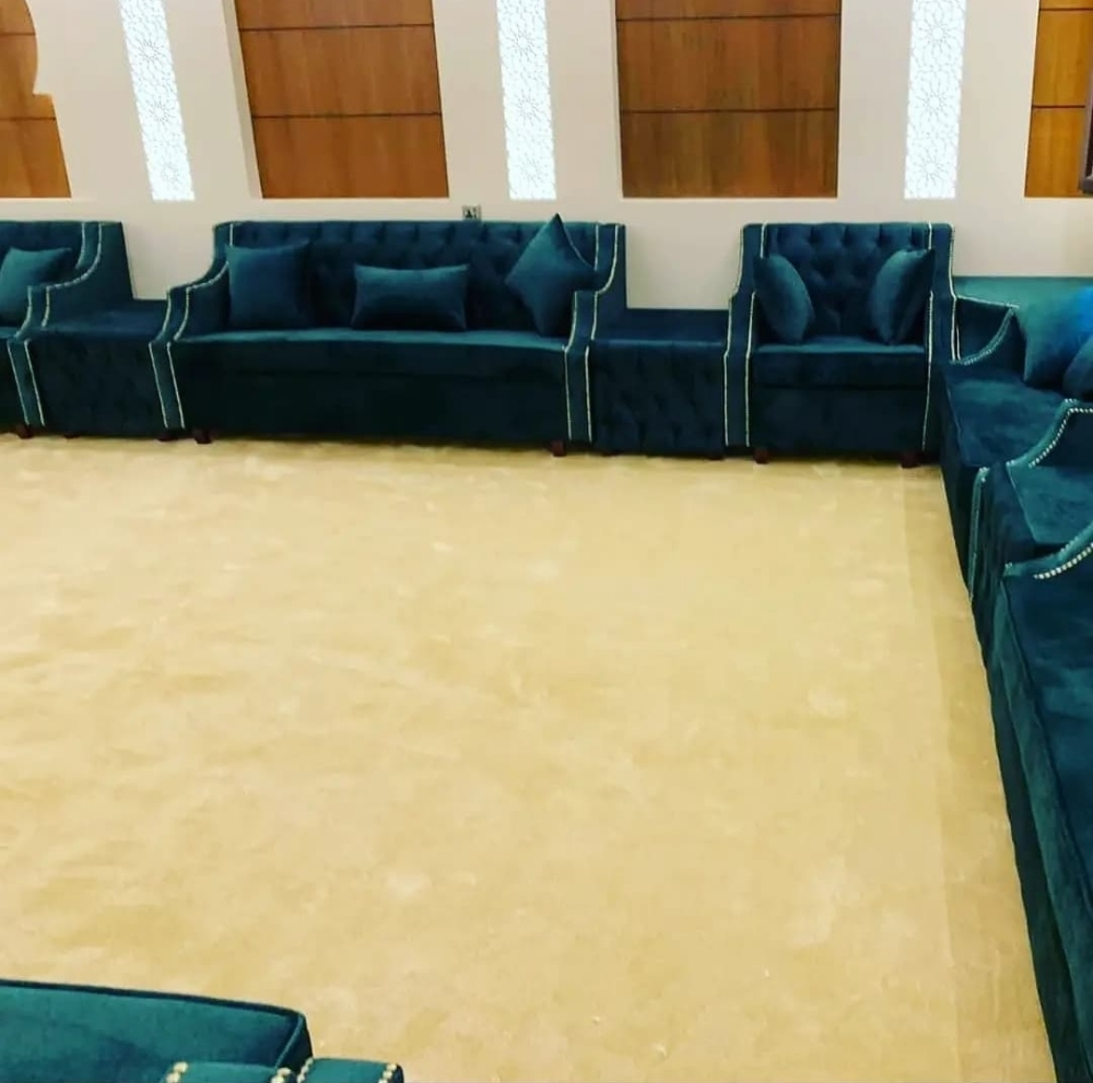 أريكة عربية موجليش بورشا وستارة - 1