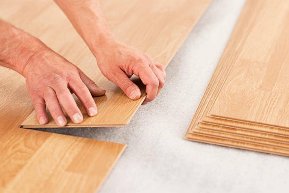 8mm laminate wooden flooring - 1