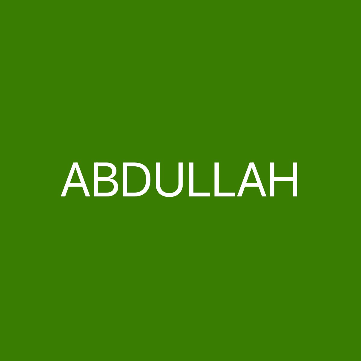 ABDULLAH - 1