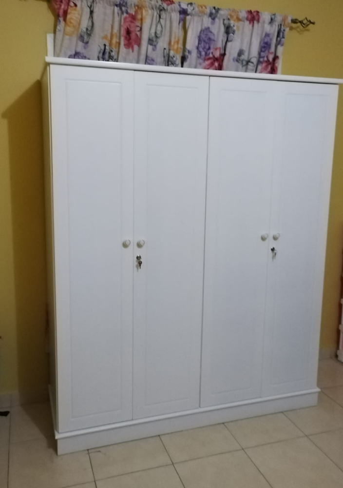 Single bed and cupboard available - 2