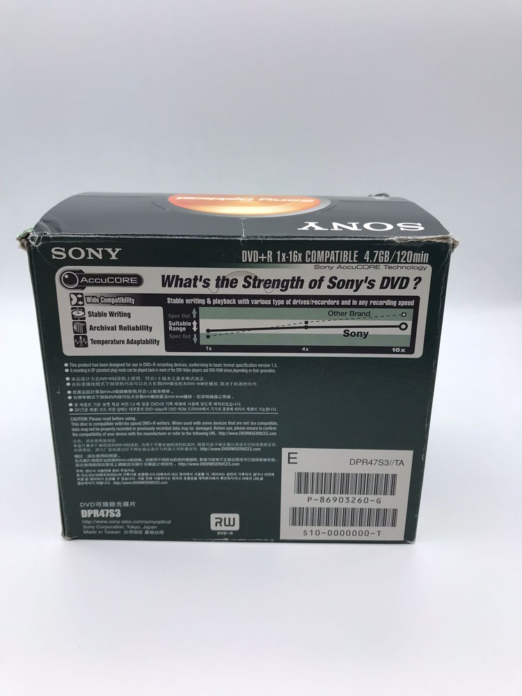  sony dvd-R new cd - 3