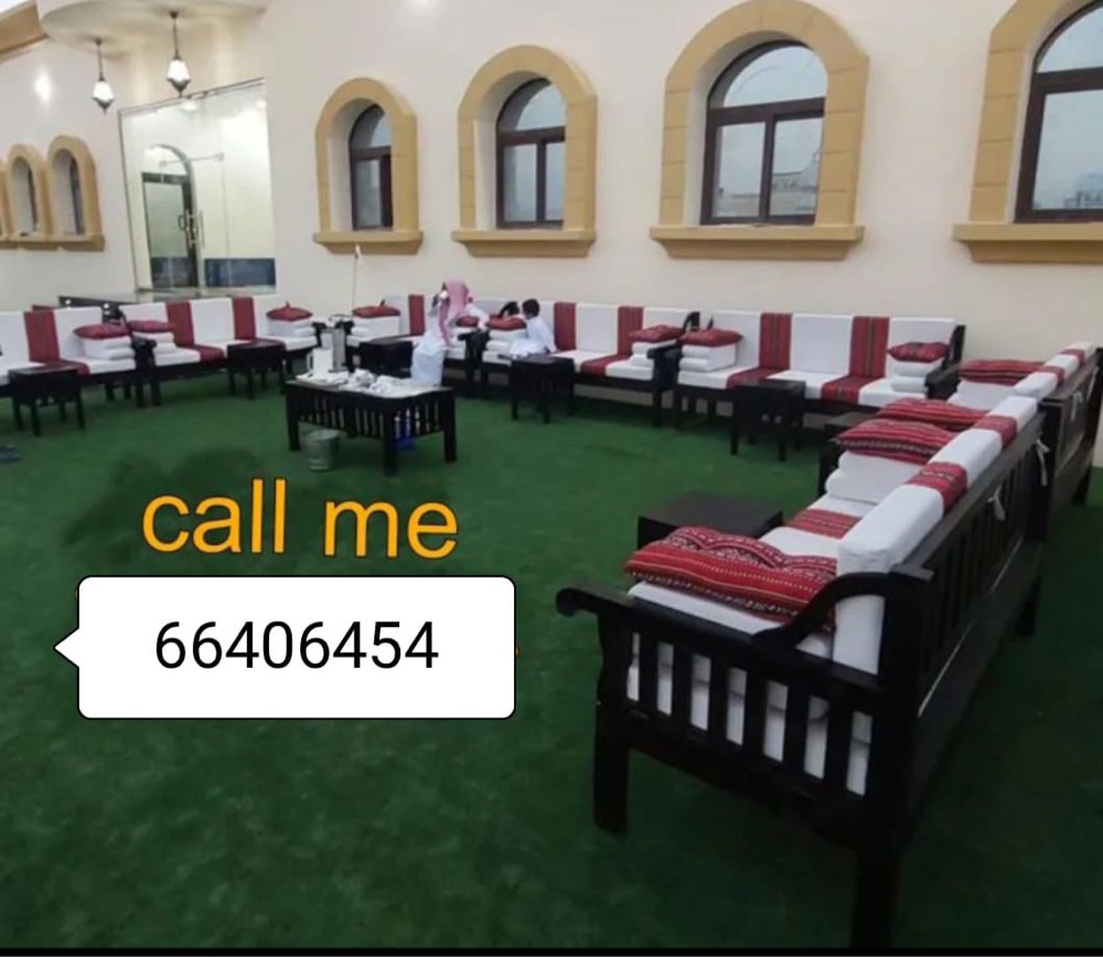 Wooden majlis bench corner sofa - 5