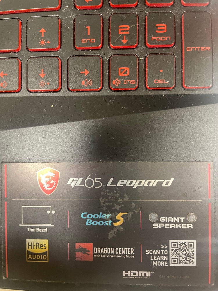 msi laptop 4 game 10th generation - 12