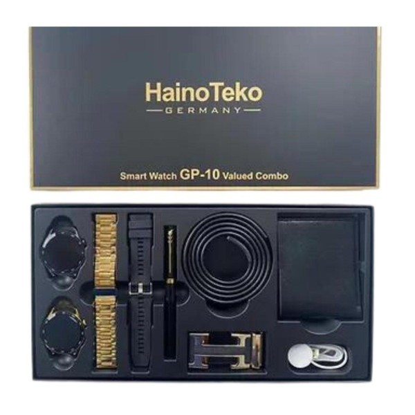 Haino Teko GP-10 SmartWatch, Two Smart Watch with Wireless Charger - 3
