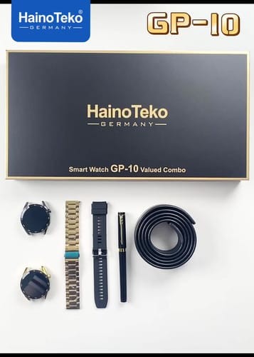 Haino Teko GP-10 SmartWatch, Two Smart Watch with Wireless Charger - 2