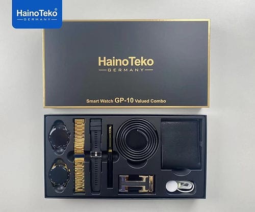 Haino Teko GP-10 SmartWatch, Two Smart Watch with Wireless Charger - 1