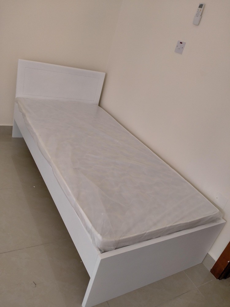 New Wooden Single Bed , Cupboard - 2