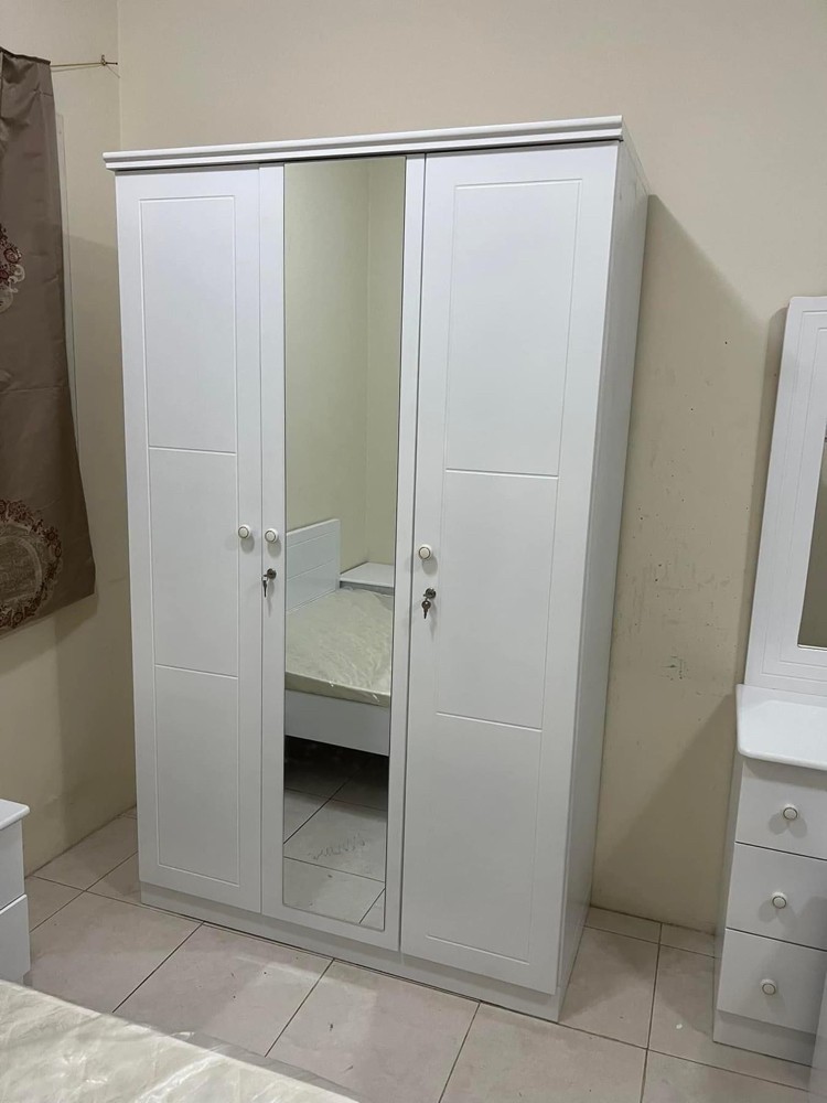 New Wooden Single Bed , Cupboard - 10
