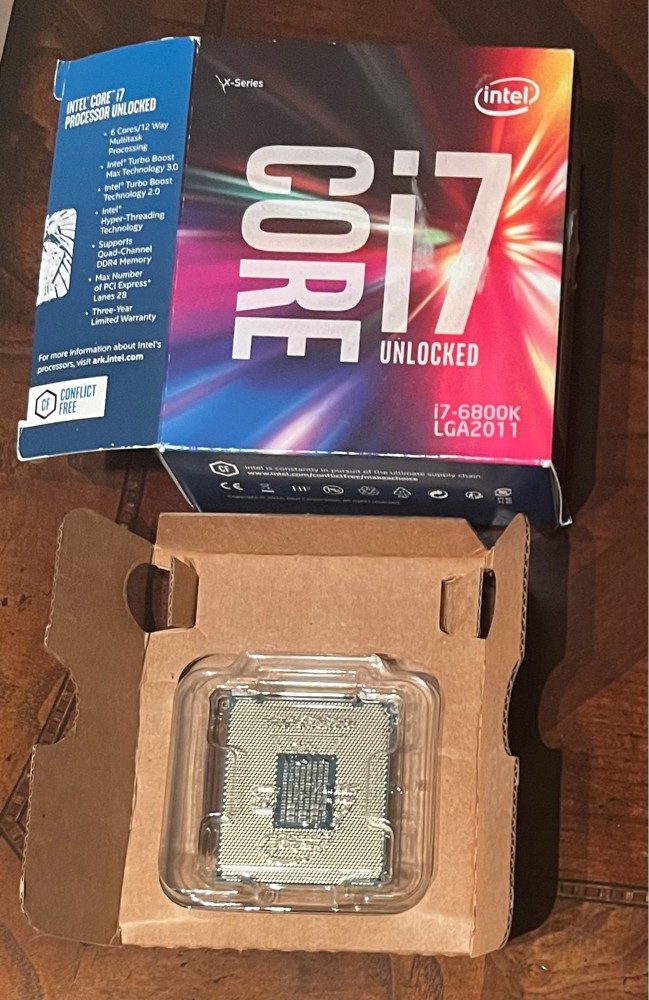 ‏Intel core i7-6800K  - 2