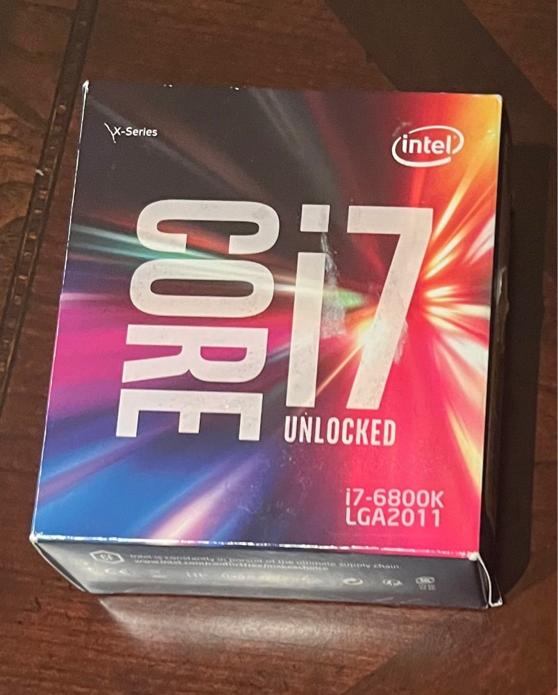 ‏Intel core i7-6800K  - 5