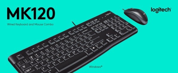 Logitech MK120 Wired Keyboard and M - 4