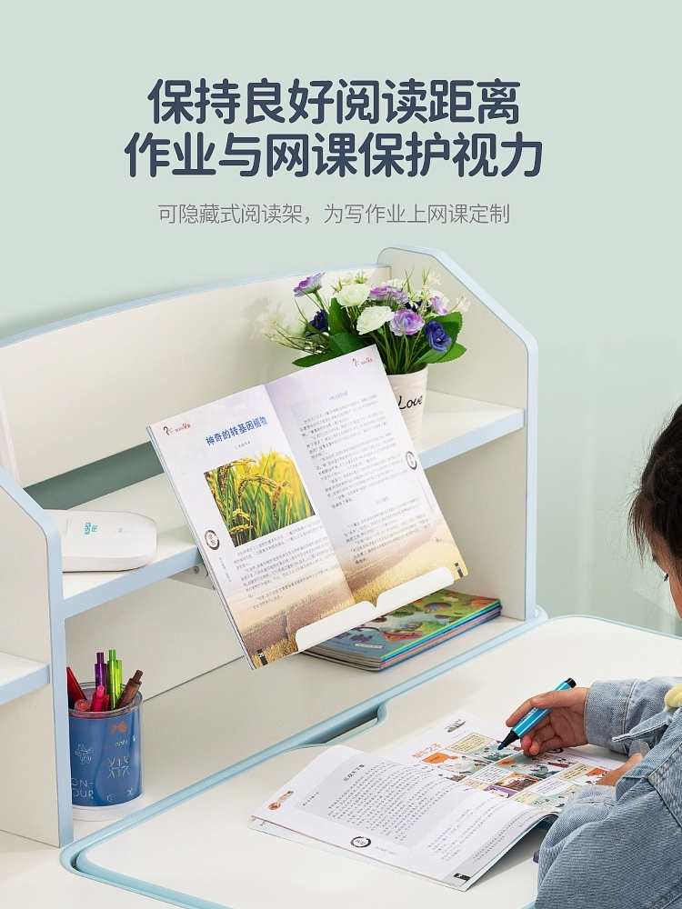 big study desk table chair - 5