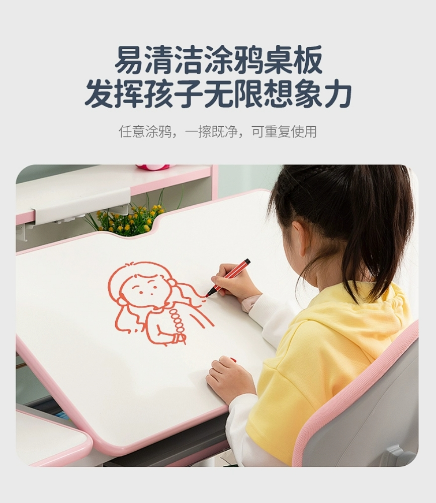 big study desk table chair - 6