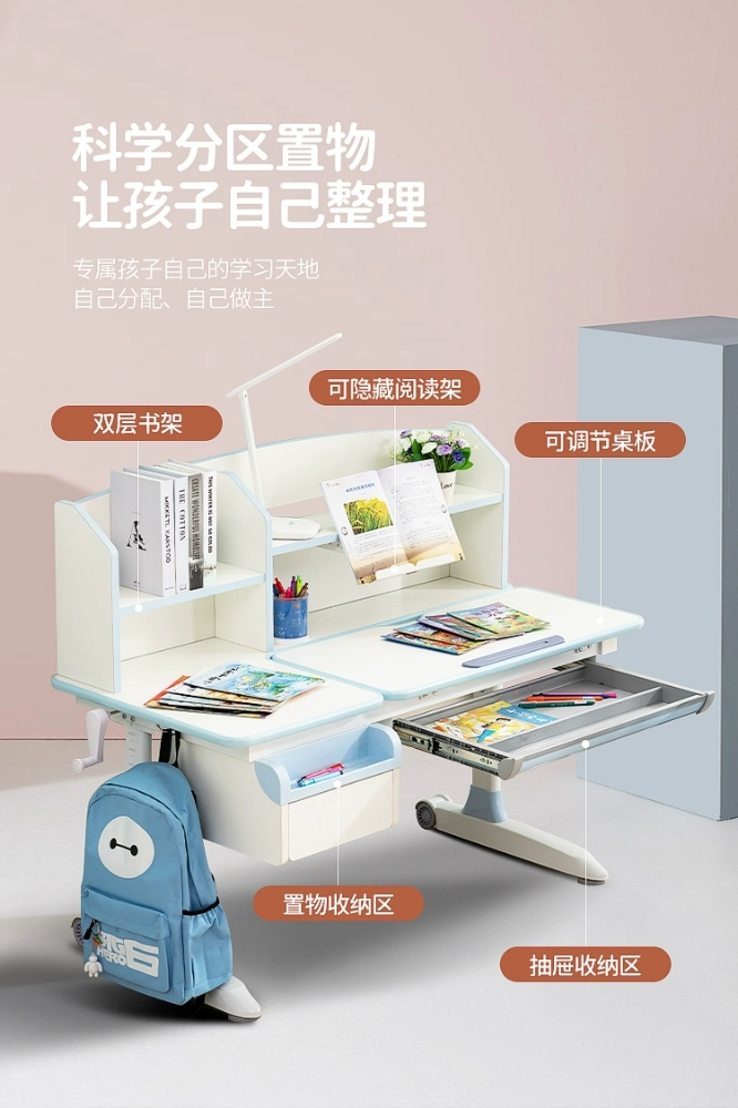 big study desk table chair - 2