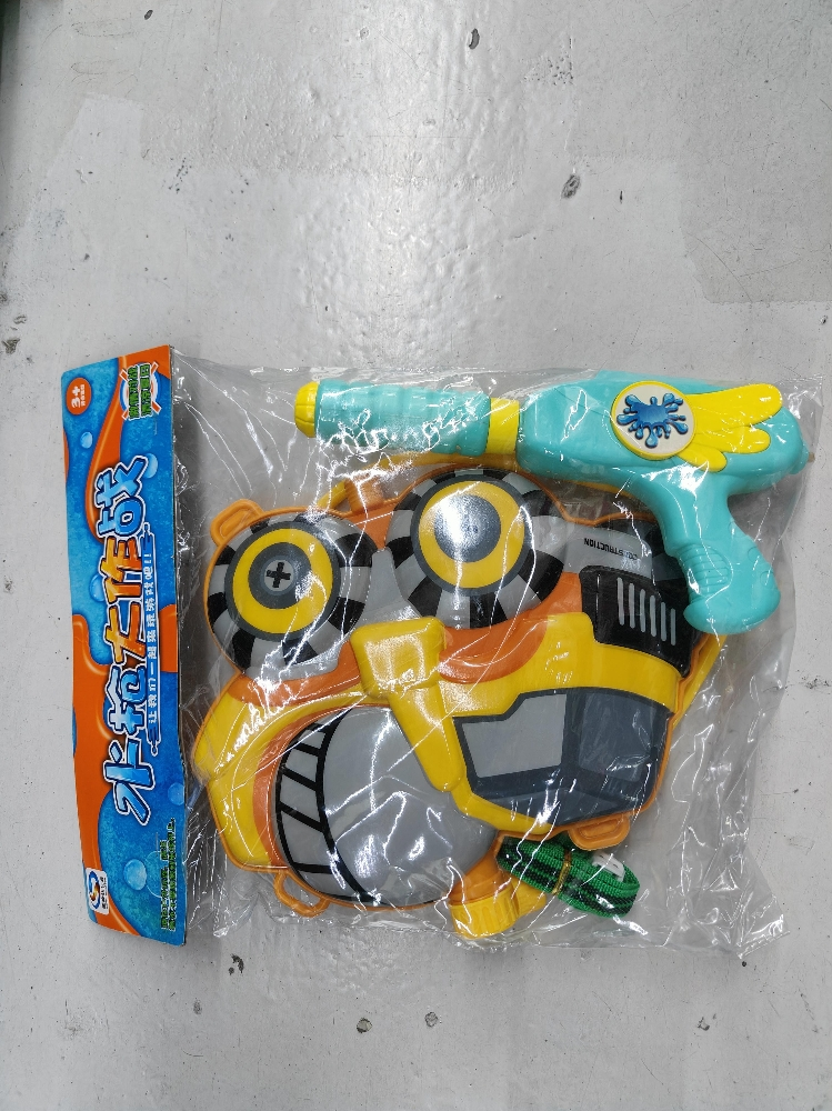 pull spray backpack water gun - 3