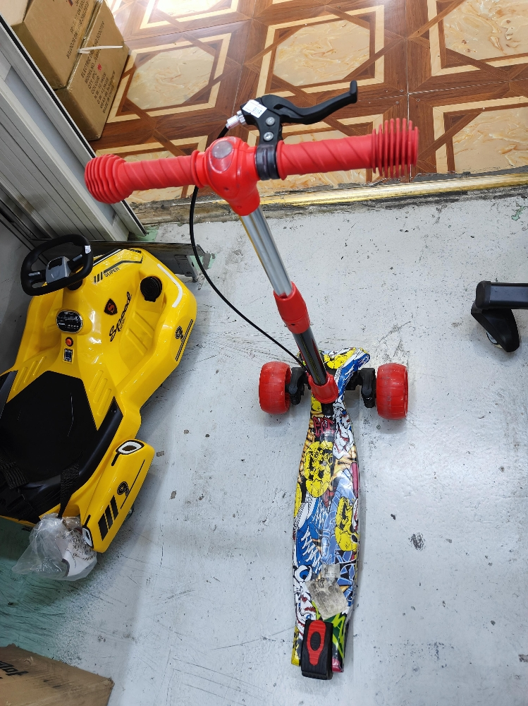 Big tires foldable brake scooter - 2