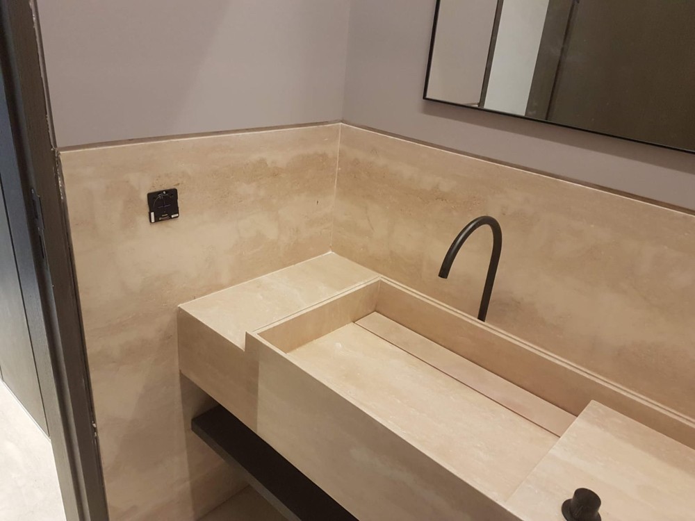 Natural marble and drawers - 4