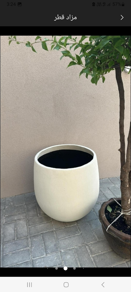 fiber clay pot - 9