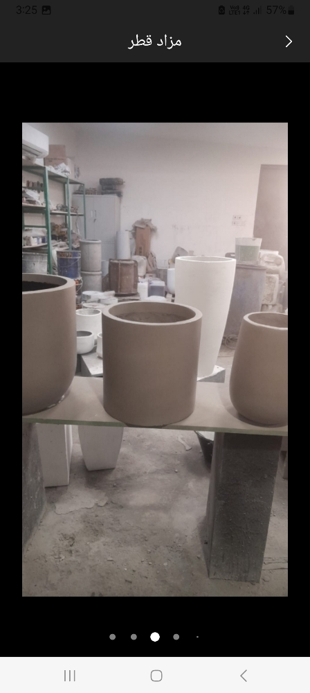 fiber clay pot - 12