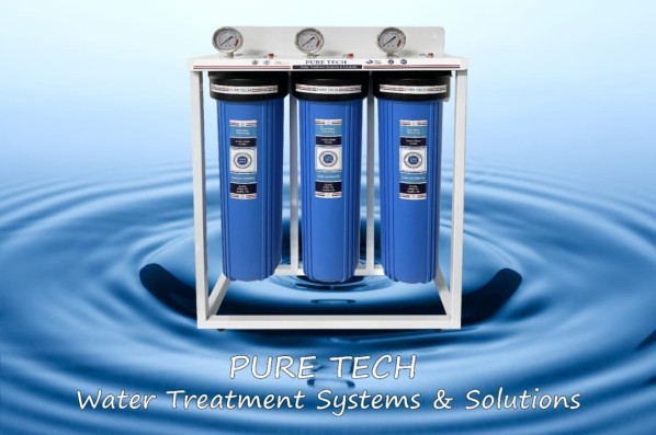 Jumbo 20inch 3stage Whole House Water Filtration System - 1