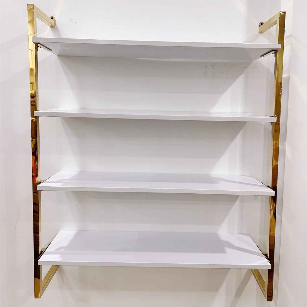 golden display shelves  - 3
