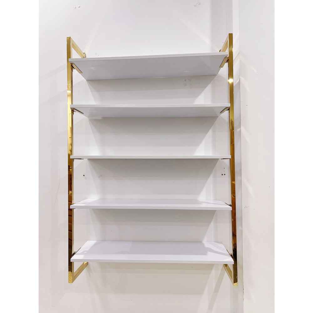 golden display shelves  - 2