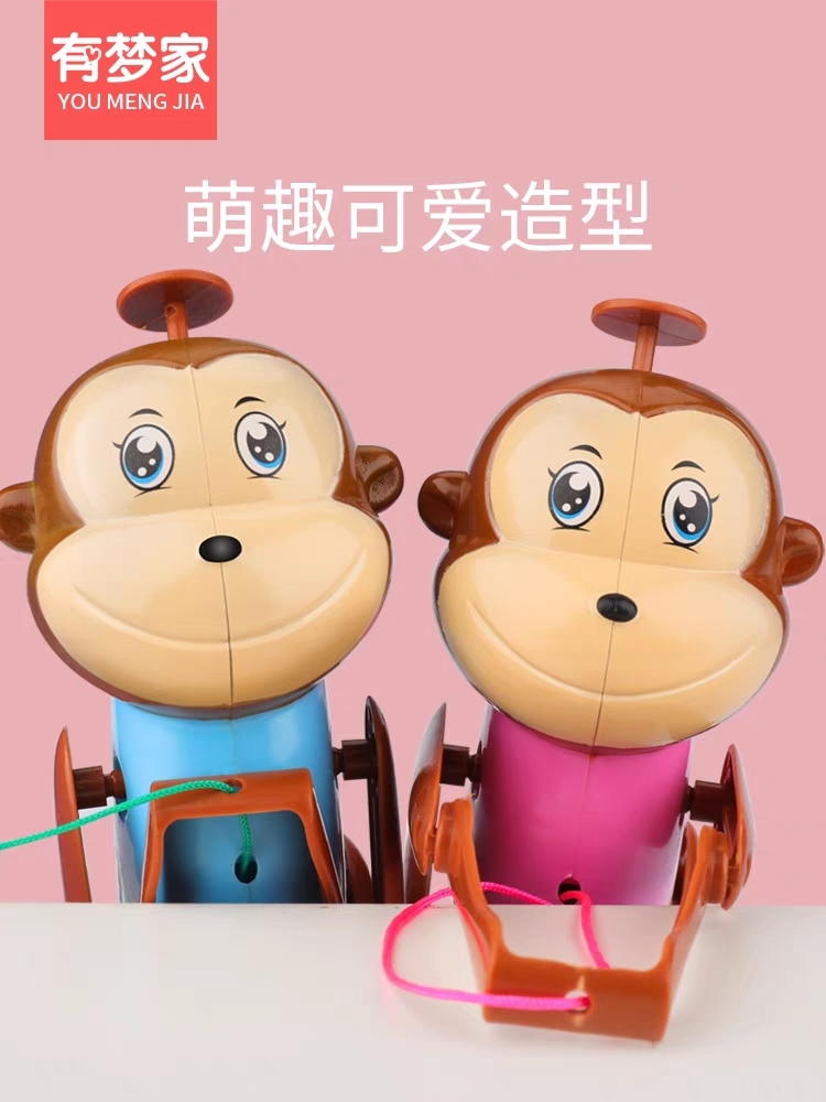 Climbing rope little monkey toy - 4