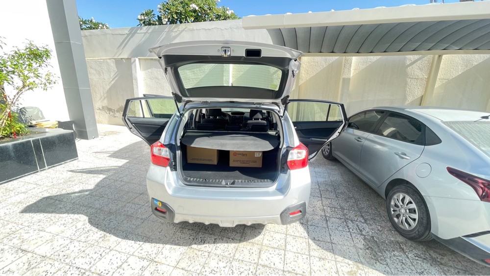Subaru XV with Specisl Plate - 1