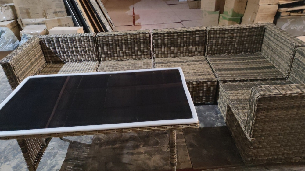 sofa rattan table chair sofa - 14