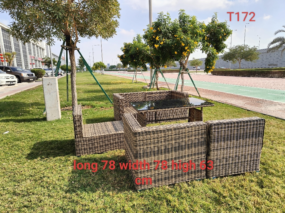 sofa rattan table chair sofa - 2